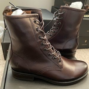 Frye combat boots- size 7